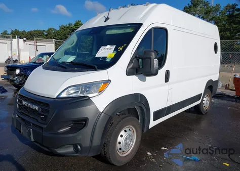 2023 Ram Promaster 2500 High Roof 136 Wb z USA, uszkodzony, nr VIN 3C6LRVCG1PE556447